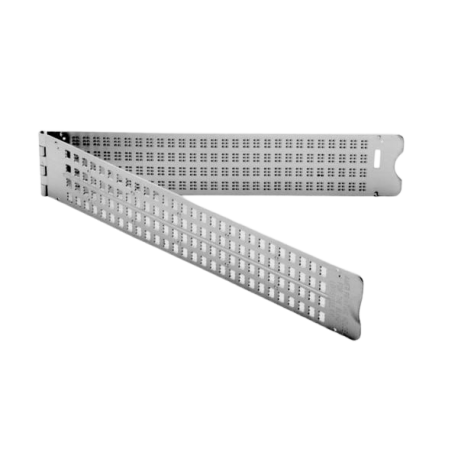 Tablettes braille à cuvette en aluminium 4 lignes 37 caractères