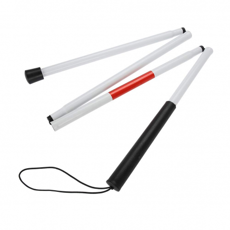 Canne blanche pliable